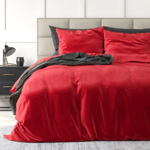 Sleeptime Velvet Uni Red